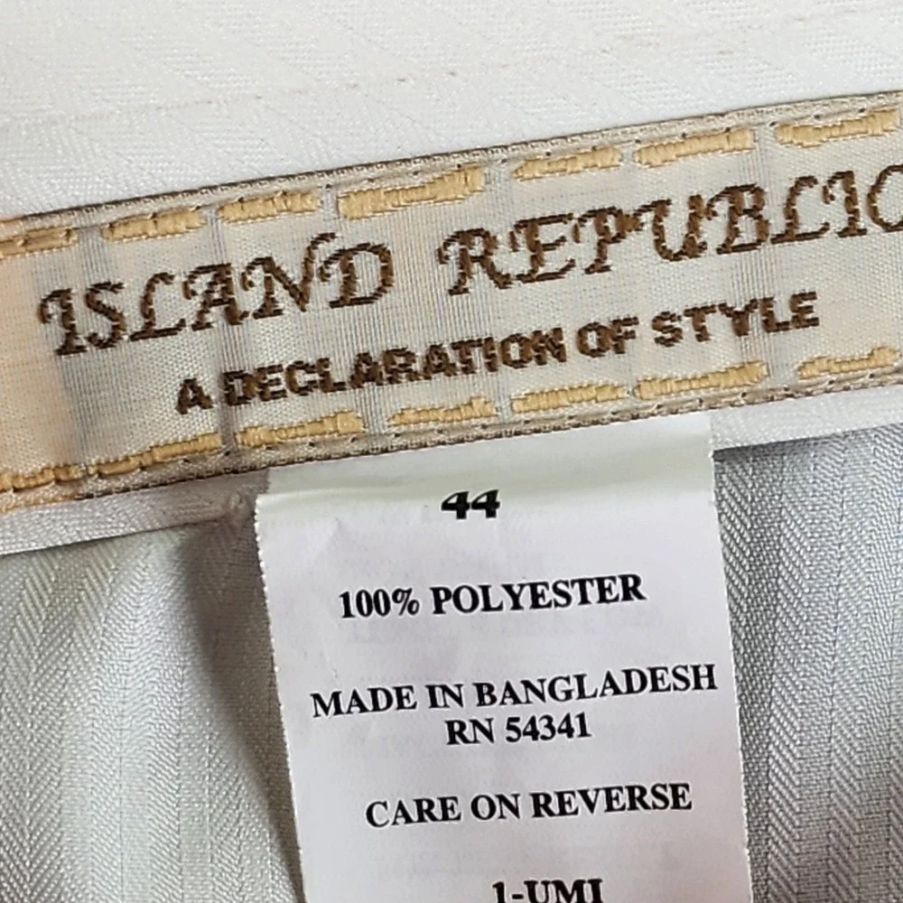 Island Republic Herringbone Cargo Shorts Mens 44 Gray Gorpcore‎ Utility